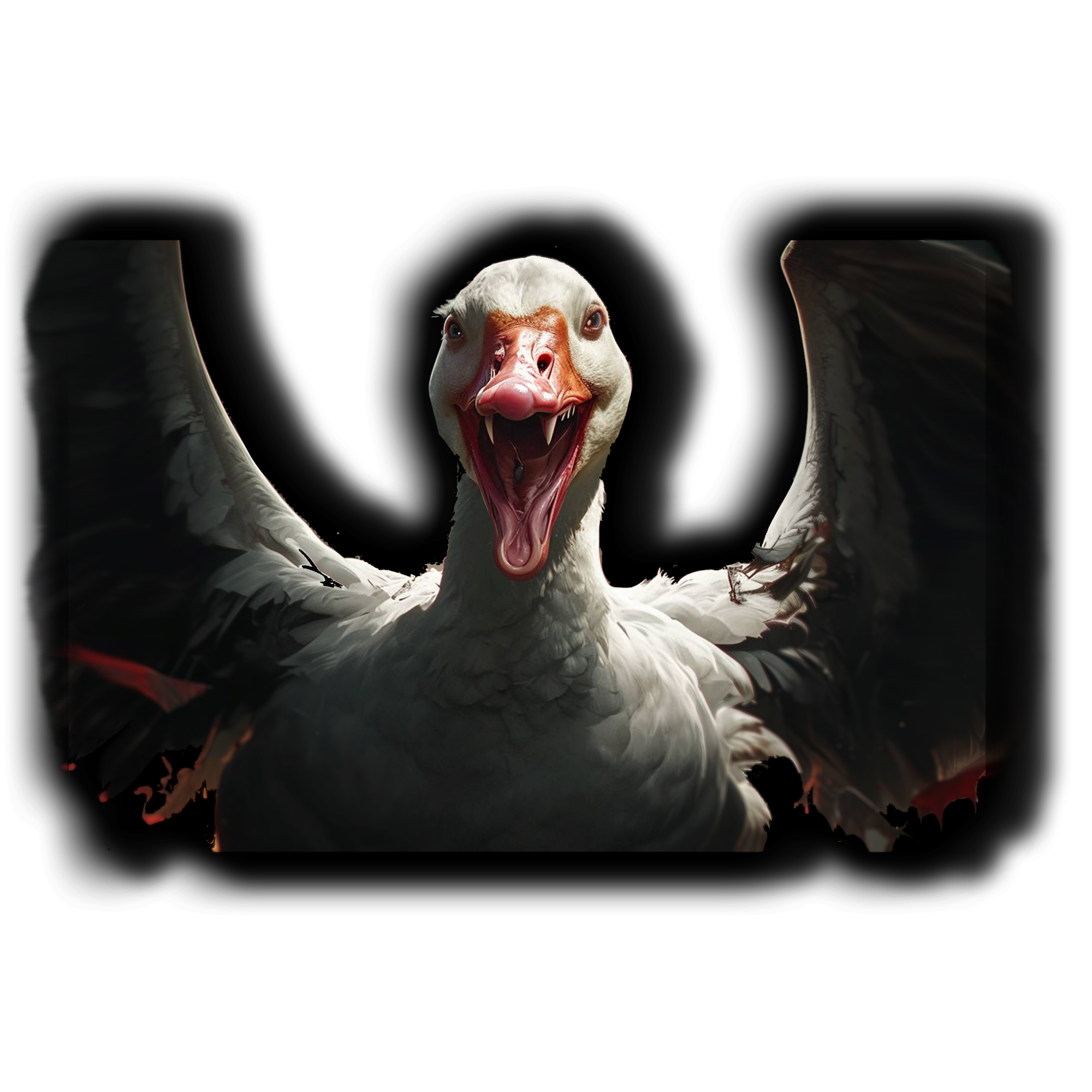 Гусь-вампир из книги 'Я еще не барон' автора Сириус Дрейк